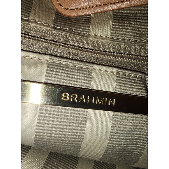 Brahmin Woven Leather Shoulder Bag, Large,  Used But Great Condition! - Picture 5 of 6